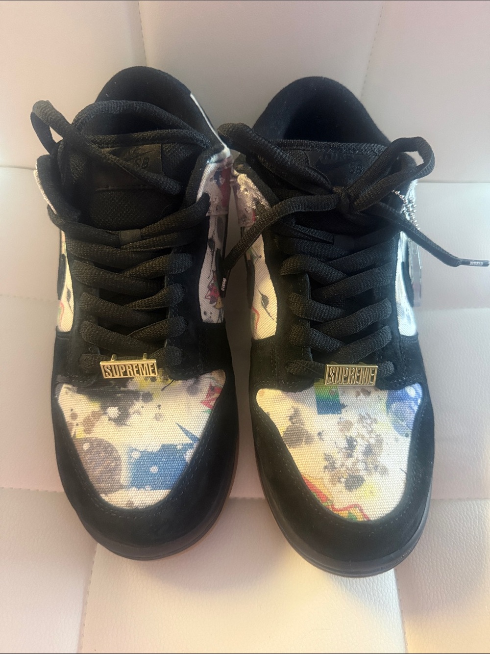 Supreme & Nike SB Dunk Collab Men’s Sneakers Supreme Rammellzee